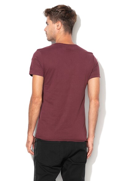 BLEND Tricou slim fit cu buzunar pe maneca, cu fermoar Barbati