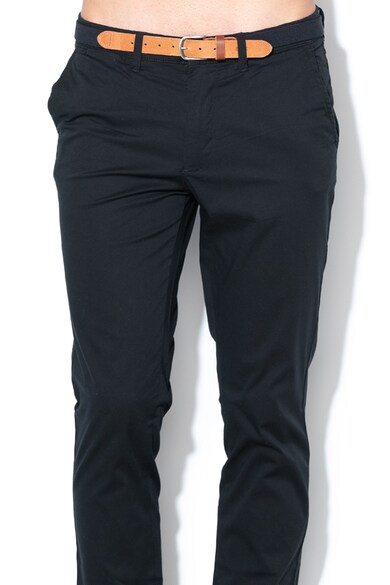 Selected Homme Pantaloni chino cu curea texturata Barbati