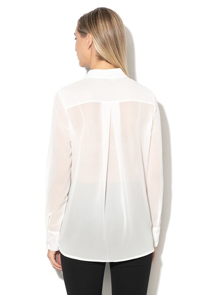 Zee Lane Denim Полупрозрачна блуза със застъпен дизайн Жени