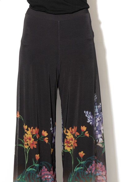 DESIGUAL Pantaloni cu croiala ampla si imprimeu Middelton Femei