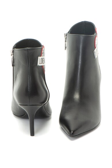 Love Moschino Botine de piele cu varf ascutit Femei