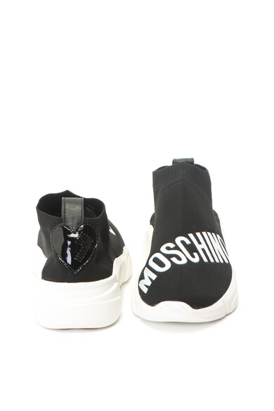 Love Moschino Pantofi sport slip-on cu aspect tricotat Femei