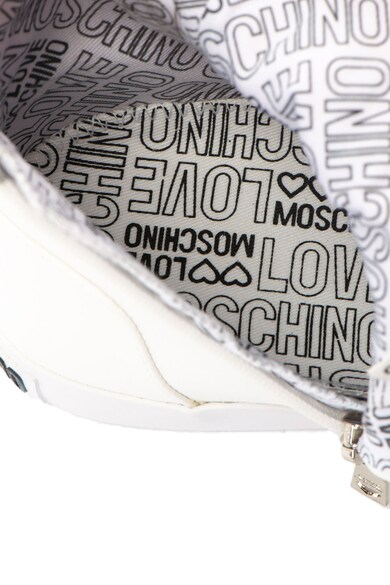 Love Moschino Ökobőr cipő logórátéttel női