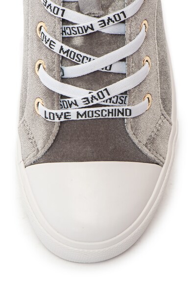 Love Moschino Bársony plimsolls cipő logóval női