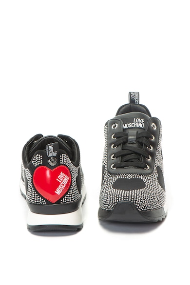 Love Moschino Sneakers cipő szegecses rátétekkel női