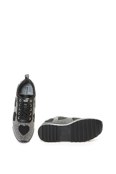 Love Moschino Pantofi sport cu aplicatii cu tinte Femei