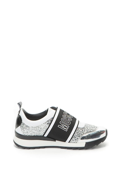 Love Moschino Pantofi sport slip-on cu insertii stralucitoare Femei