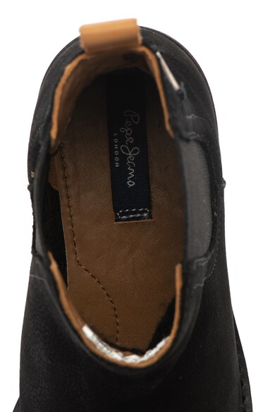 Pepe Jeans London Ghete Chelsea de piele intoarsa Roy Fete