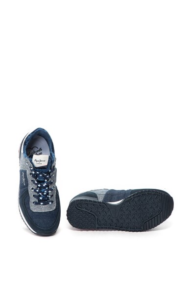 Pepe Jeans London Sydney sneakers cipő nyersbőr anyagbetétekkel Lány