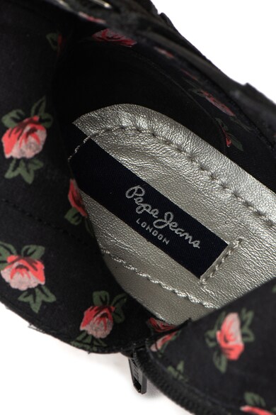 Pepe Jeans London Ghete de piele nabuc Nelly Baieti