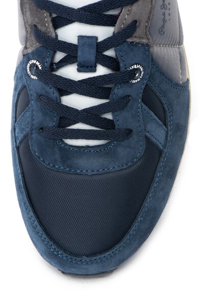 Pepe Jeans London Pantofi sport cu insertii de piele intoarsa Tinker Barbati