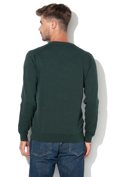 Gant Пуловер с шпиц деколте и фина плетка Мъже