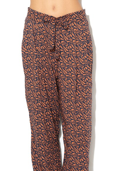 JdY Pantaloni conici cu imprimeu abstract Femei