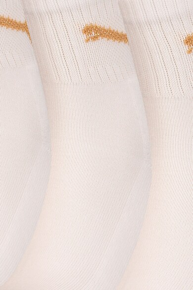 Puma Унисекс къси чорапи с лого, 3 чифта Жени