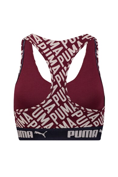 Puma Bustiera racerback cu model logo Femei