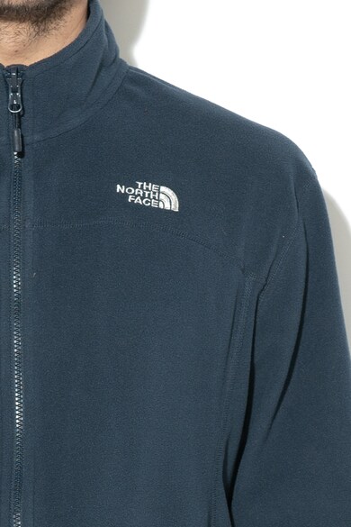 The North Face Bluza sport din fleece, cu fermoar si Climatch M 100 Glacier Barbati