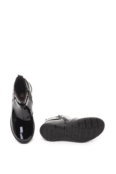 Clarks Botine de piele lacuite Venture Move Fete