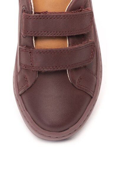 Clarks Pantofi sport de piele cu inchidere velcro City Oasis Fete