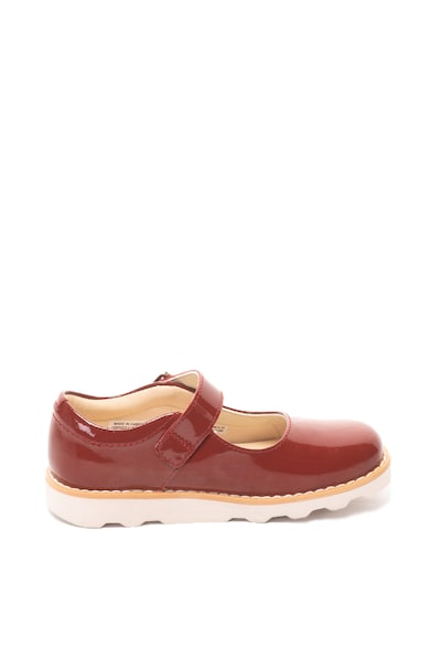 Clarks Pantofi Mary Jane de piele lacuita Crown Honor Baieti