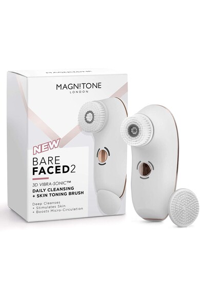 Magnitone Perie electrica BareFaced 2 pentru curatare si tonifiere faciala Femei
