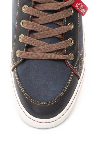 s.Oliver Спортни обувки от еко кожа с контрастни детайли Мъже
