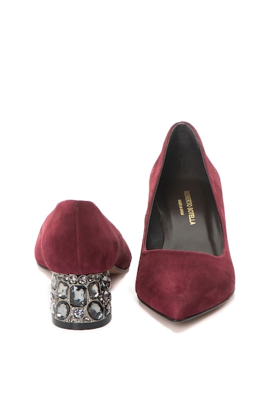 Roberto Botella Велурени обувки с остър връх и декорации на тока Жени