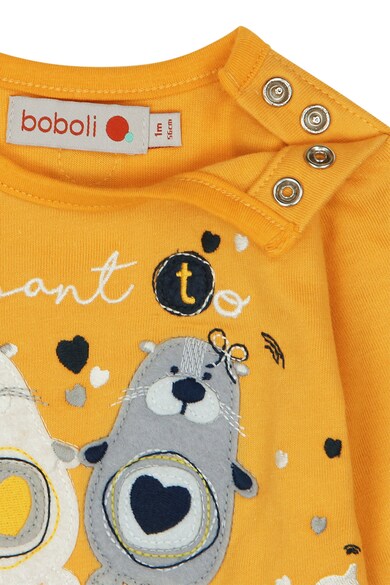 boboli Bluza cu broderie grafica Fete