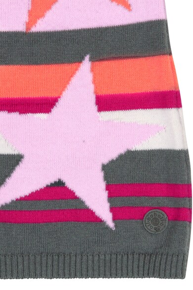 boboli Rochie tip pulover, din tricot fin, cu imprimeuri variate Fete