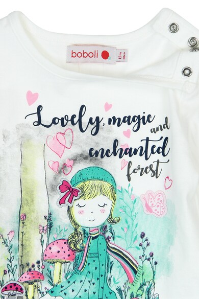 boboli Bluza cu imprimeu grafic Fete