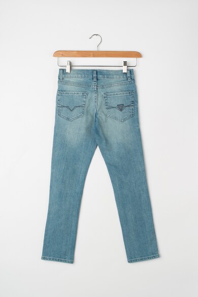 GUESS JEANS Skinny fit farmernadrág szaggatott dizájnnal Fiú