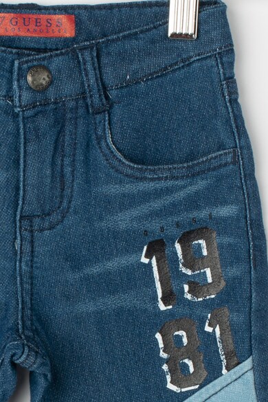 GUESS JEANS Blugi cu imprimeu logo Baieti