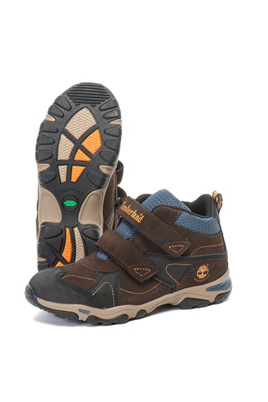 Timberland Pantofi impermeabili de piele intoarsa si material textil, pentru trekking Trail Force Baieti