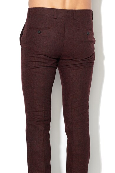 Selected Homme Pantaloni eleganti slim fit din amestec de lana Phantom Barbati