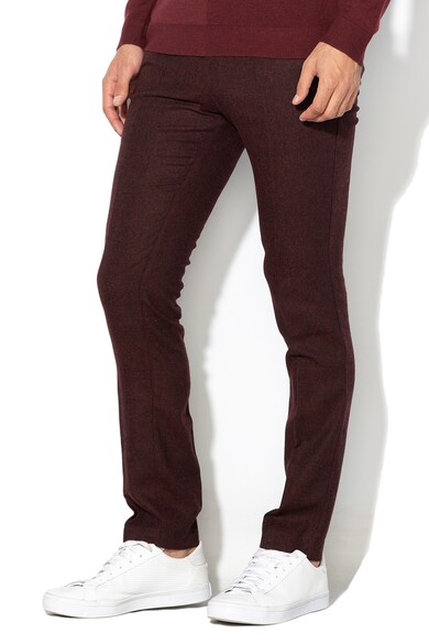 Selected Homme Pantaloni eleganti slim fit din amestec de lana Phantom Barbati