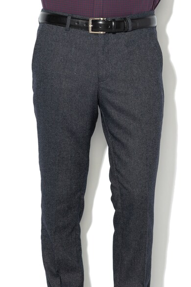 Selected Homme Pantaloni eleganti slim fit din amestec de lana Phantom Barbati