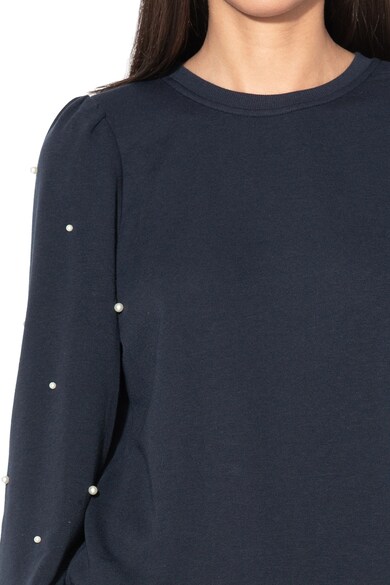 Vero Moda Bluza sport cu aplicatii din margele perlate pe maneca Dicte Femei