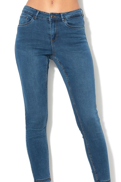 Vero Moda Blugi skinny cu talie medie din amestec de lyocell Teresa Femei