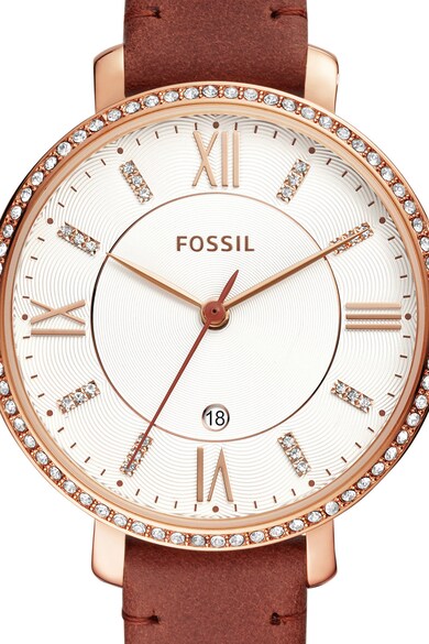 Fossil Часовник Jacqueline с кожена каишка Жени