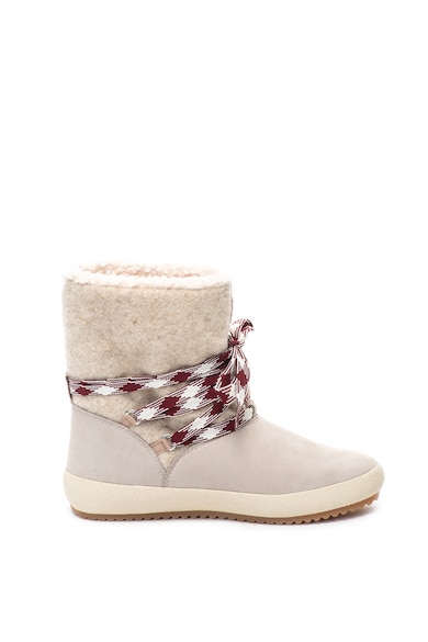 Gant Ghete de piele nabuc cu garnituri de blana shearling sintetica Amy Femei