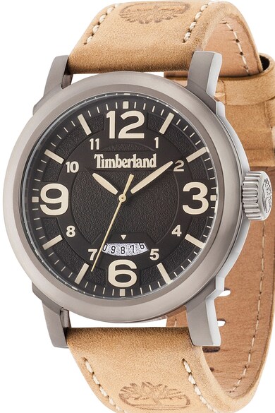 Timberland Berkshire kerek bőrszíjas karóra férfi