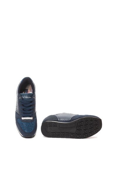 U.S. Polo Assn. Pantofi sport de piele ecologica cu aplicatii cu margele Vanity Femei
