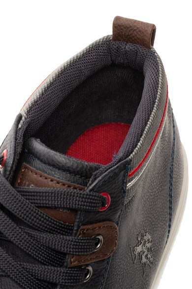 U.S. Polo Assn. Pantofi sport de piele ecologica cu detaliu logo Varan Barbati