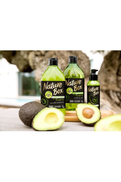 Nature Box Sampon  cu ulei de avocado pentru par deteriorat, 385 ml Femei