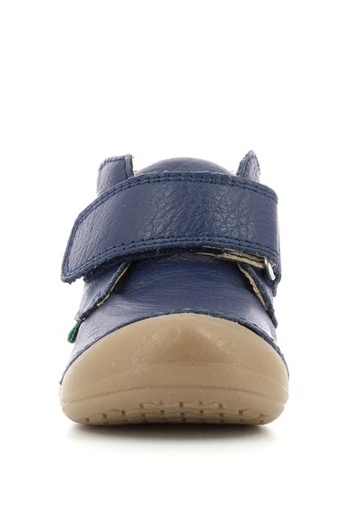 Kickers kids Ghete de piele cu inchidere cu velcro Baieti