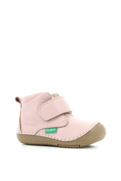 Kickers kids Ghete de piele cu banda velcro Fete