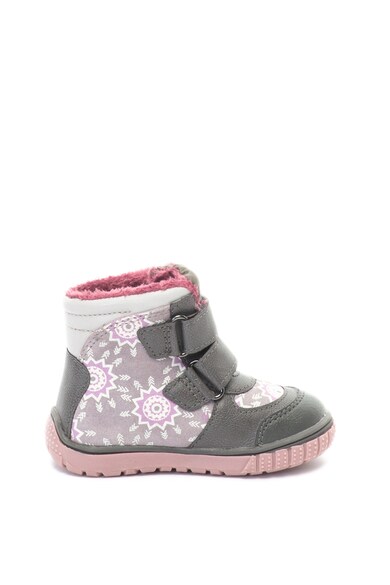 Kickers kids Botine impermeabile cu insertii de piele Sitrouille Baieti