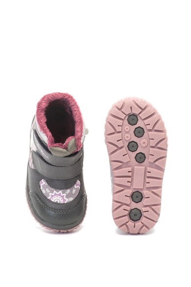 Kickers kids Botine impermeabile cu insertii de piele Sitrouille Baieti