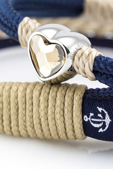 CONSTANTIN NAUTICS His&Hers tengerész karkötő szett Swarovski kristályokkal díszítve női