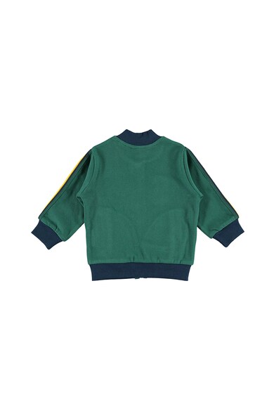 iDO Kids Bluza sport cu fermoar si imprimeu text Baieti