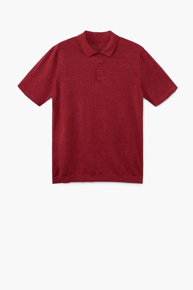 Mango Tricou polo din in si matase Safari Barbati